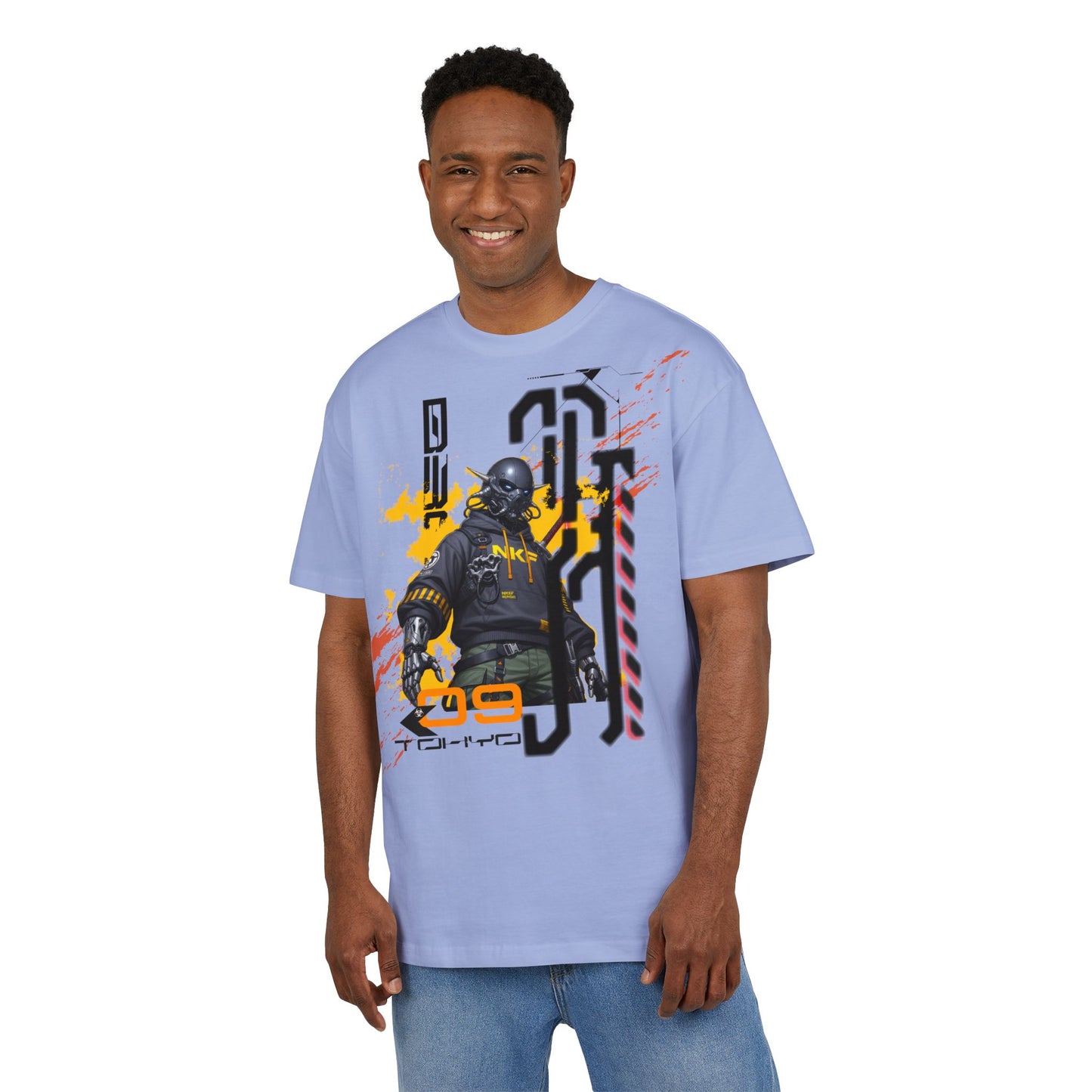 Urban Street Art Oversize Tee, Graphic Tee, Hip Hop Apparel, Streetwear Style, Men’s and Women’s Fashion, Casual Wear
