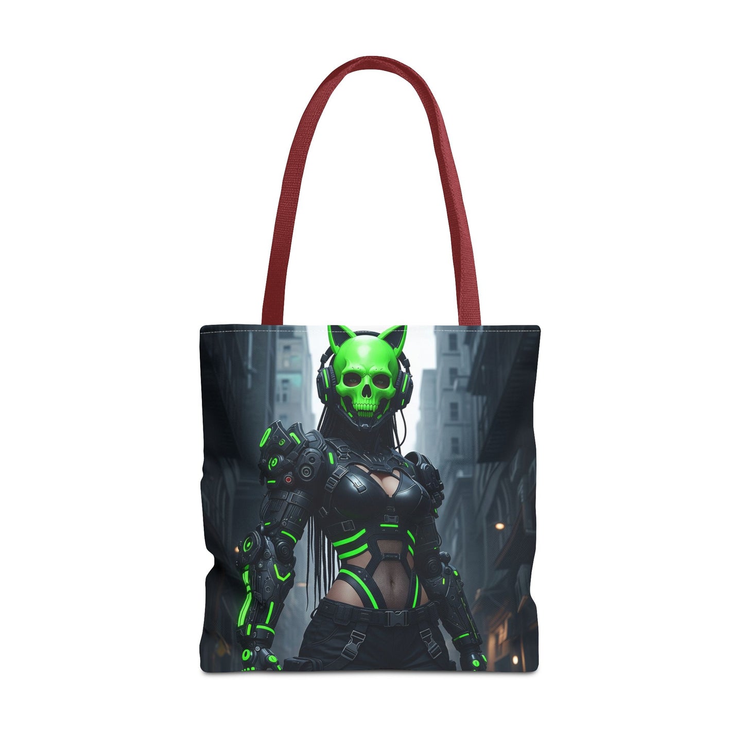 Futuristic Cyberpunk Tote Bag | Stylish AOP Bag with Neon Skull Design | Perfect Gift for Gamers and Tech Enthusiasts, Festival [...]