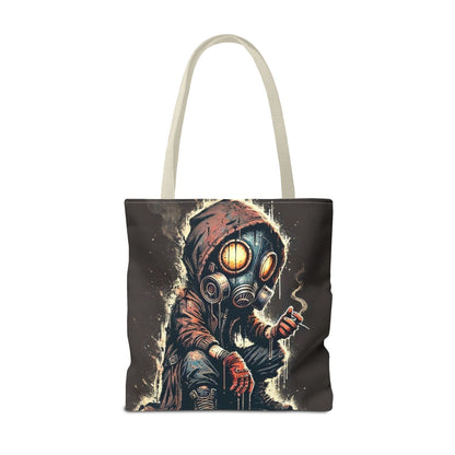 Gothic Tote Bag, Unique AOP Tote, Artful Shopping Bag, Edgy Gift for Her, Trendy Eco-Friendly Tote, Halloween Accessory