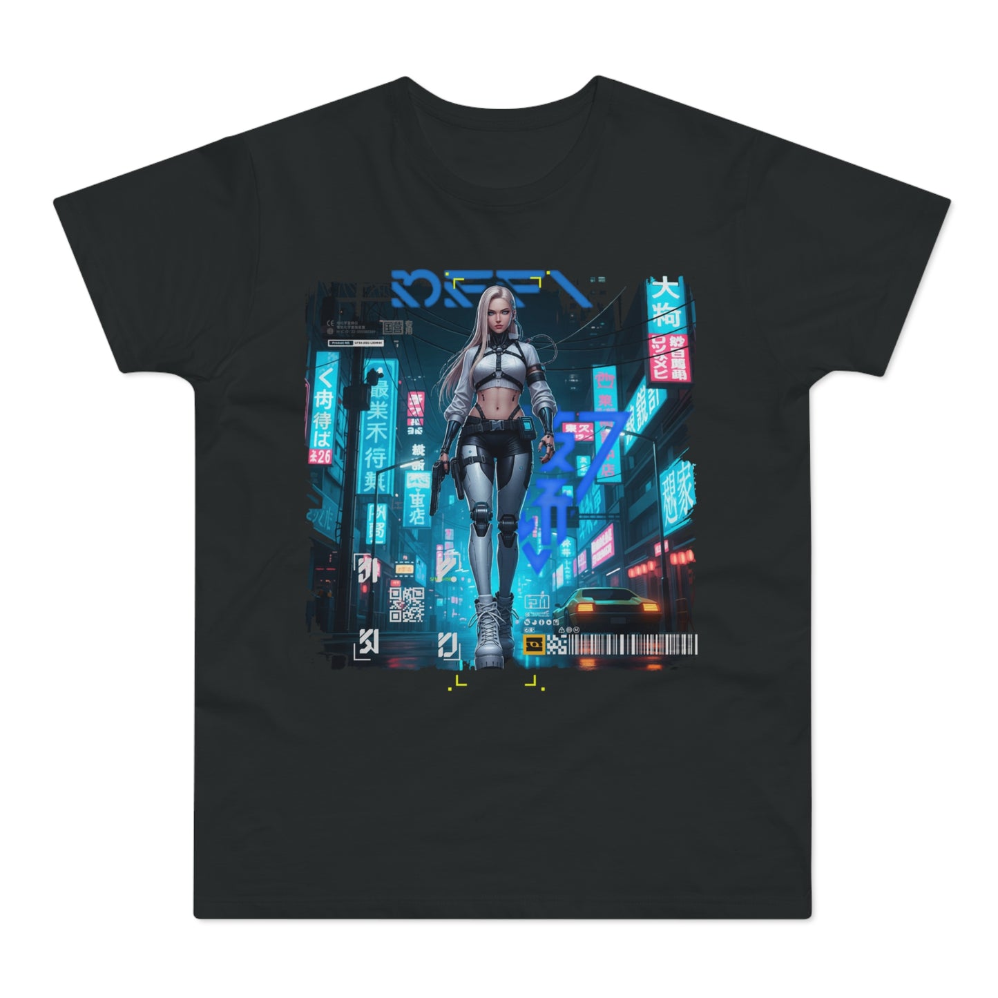 Urban Cyberpunk Unisex T-Shirt, Graphic Tee, Streetwear, Casual Outfit, Festival Wear, Gift for Tech Lovers