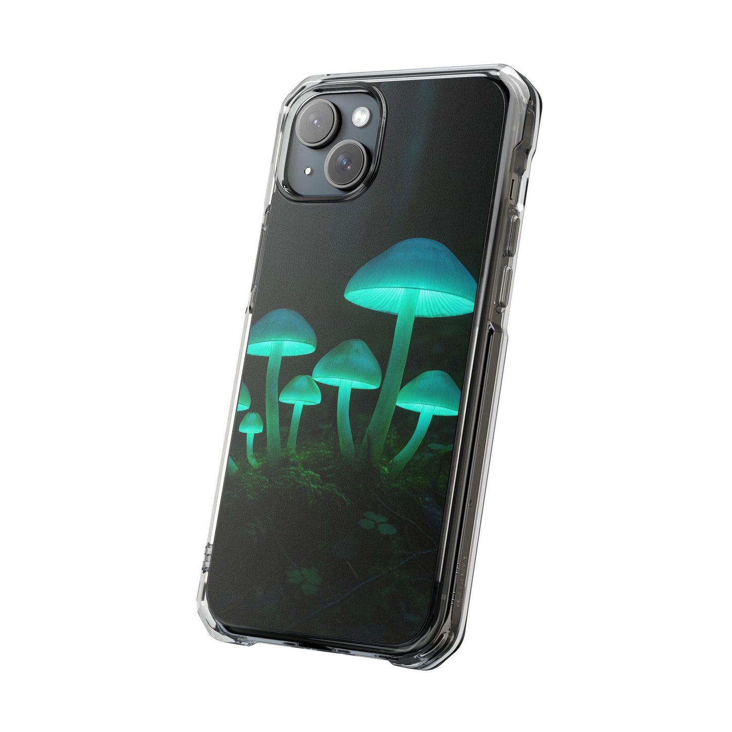 Glowing Mushroom iPhone Case, Unique Cellphone Protector, Gift for Nature Lovers, Eco-Friendly Tech Accessory