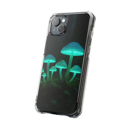 Glowing Mushroom iPhone Case, Unique Cellphone Protector, Gift for Nature Lovers, Eco-Friendly Tech Accessory