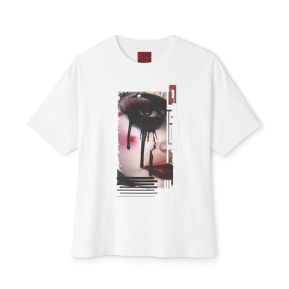 Artistic Oversized Tee - Bold Abstract Design, Streetwear, Casual Style, Unique Gift, Graphic Tee