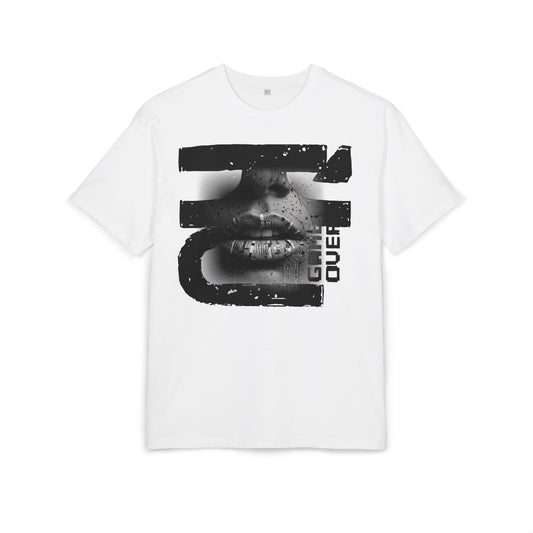 Gamer Unisex Oversized Tee - Game Over Graphic Tee