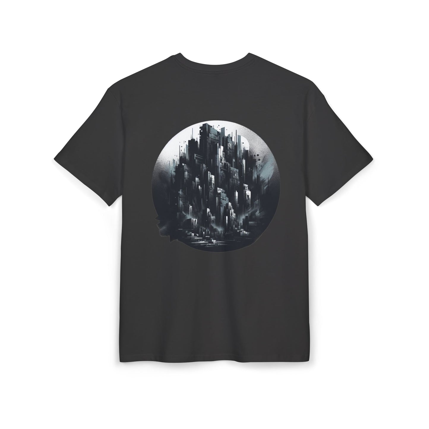 Urban Streetwear Oversize Tee - Futuristic Graphic Design