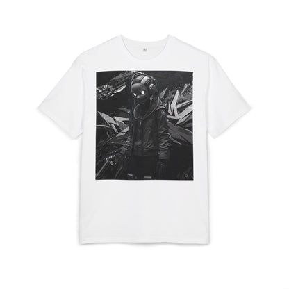 Urban Streetwear Oversize Tee - Futuristic Graphic Design
