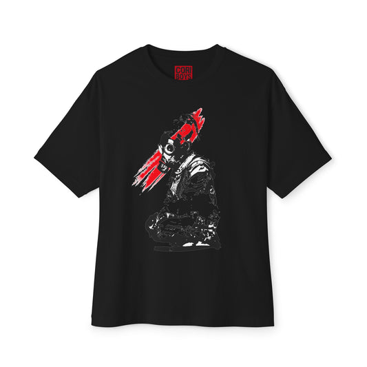 Edgy Graphic Oversized Tee, Unisex Artistic T-Shirt, Casual Streetwear Top, Unique Gift for Him or Her, Trendy Urban Apparel