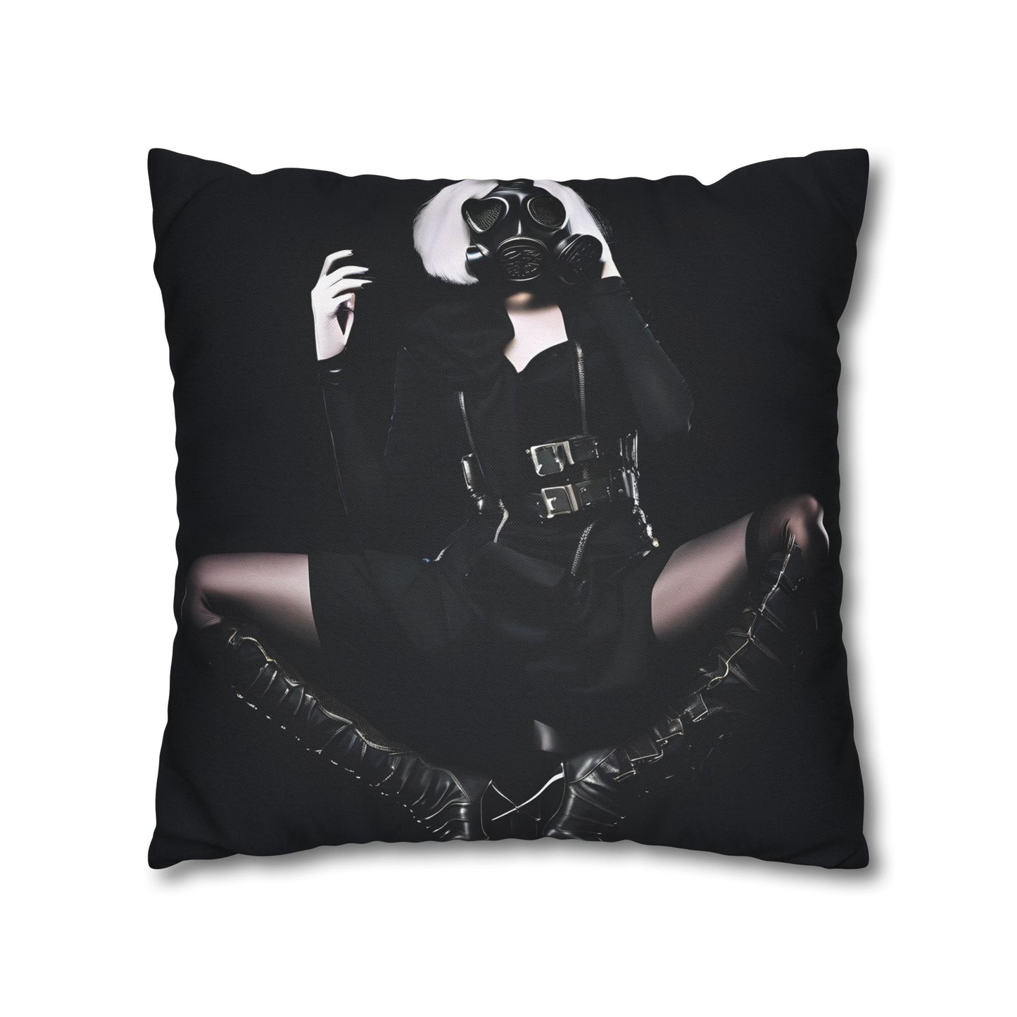 Gothic Glam Pillows, Square Cushion Covers, Elegant Home Decor, Statement Throw, Dark Aesthetic Gifts, Modern Bedroom Accent