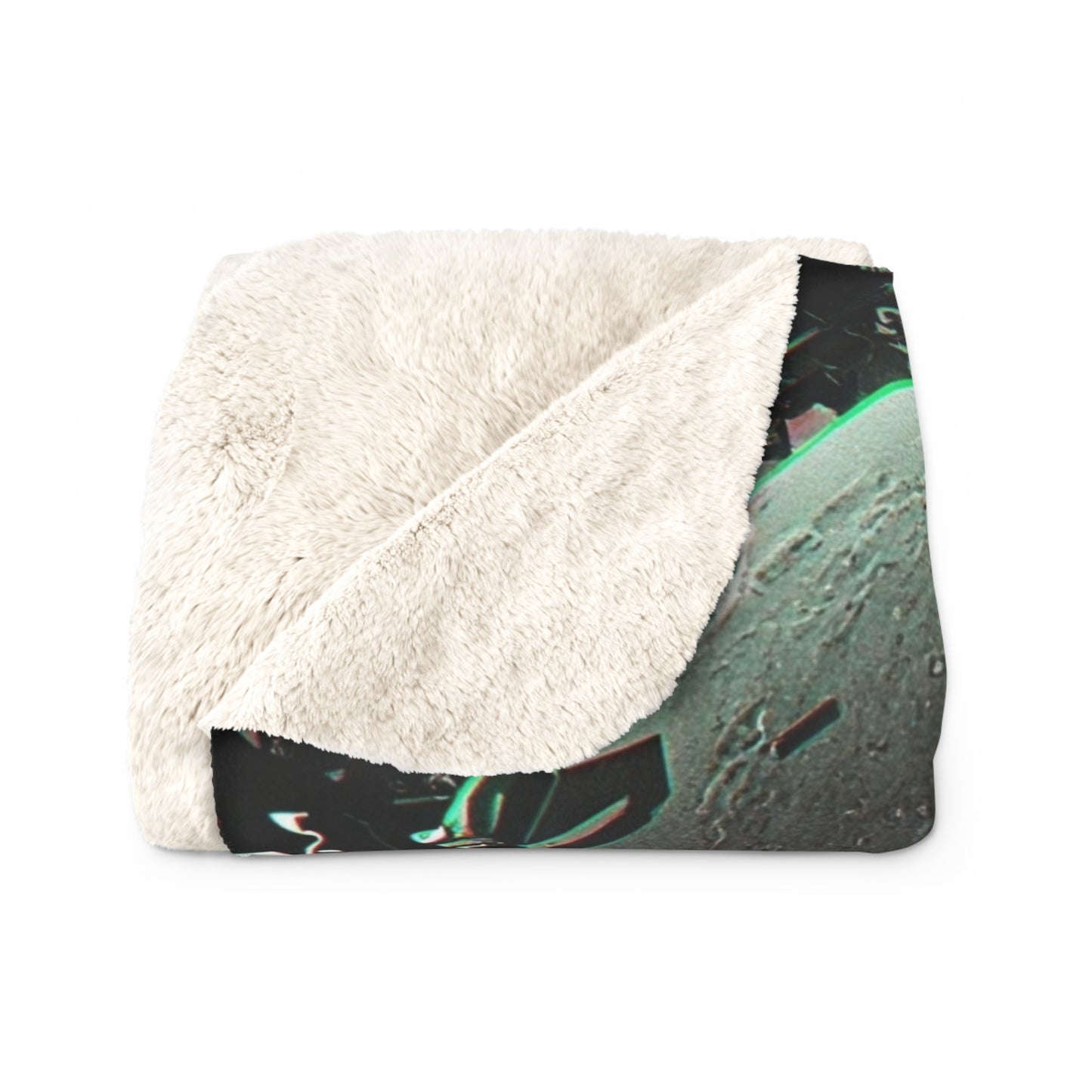 Gamer Skull Sherpa Fleece Blanket - Cozy & Stylish for Nerds