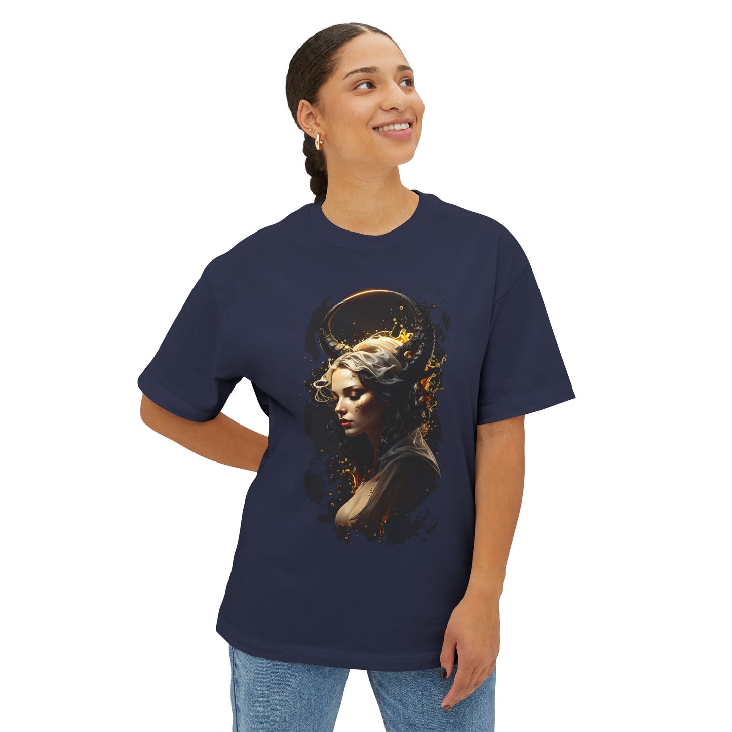 Artistic Oversized Tee with Abstract Portrait, Unisex Graphic Tee, Casual Streetwear, Perfect Gift for Art Lovers, Unique Summer Shirt