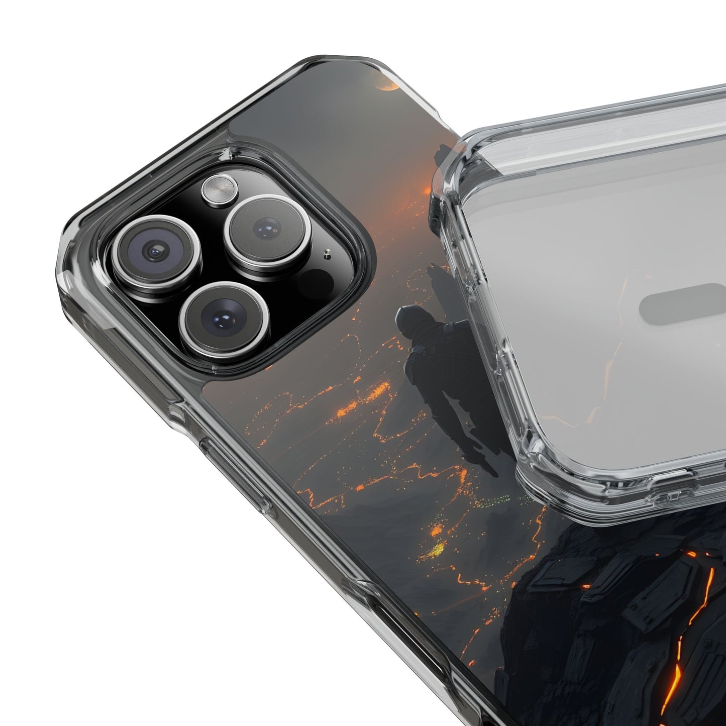 Magnetic Clear Impact Phone Cases, Adventure Phone Cover, Gamer Gift, Customizable Phone Shell, Trendy Tech Accessory