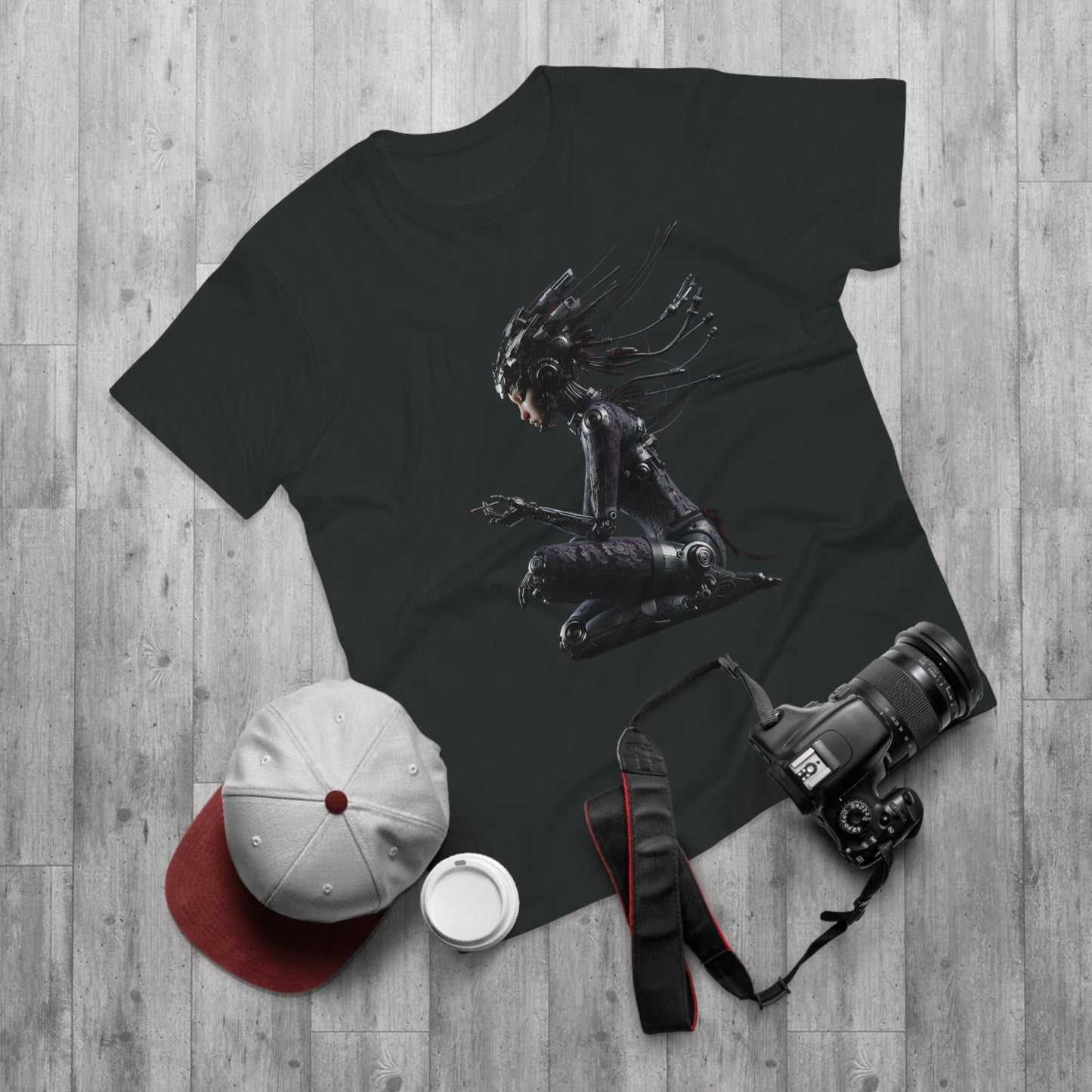 Futuristic Cyberpunk Unisex T-Shirt - Unique Graphic Tee