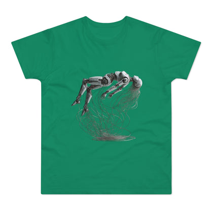 Futuristic Graphic Tee, Cool Unisex T-Shirt for Tech Enthusiasts, Gift for Birthdays, Casual Wear, Unique Art Shirt
