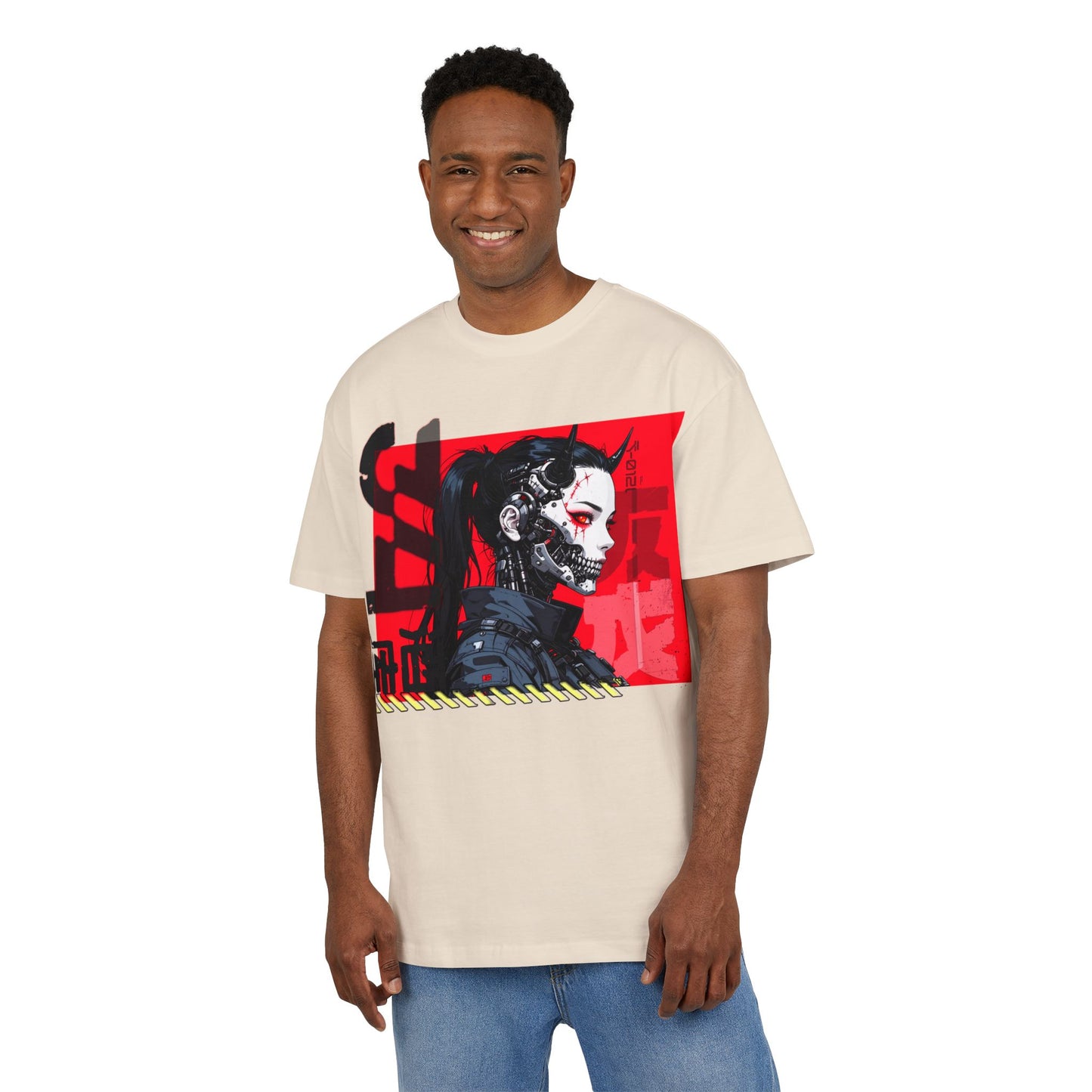 Cyber Edgy Oversize T-Shirt