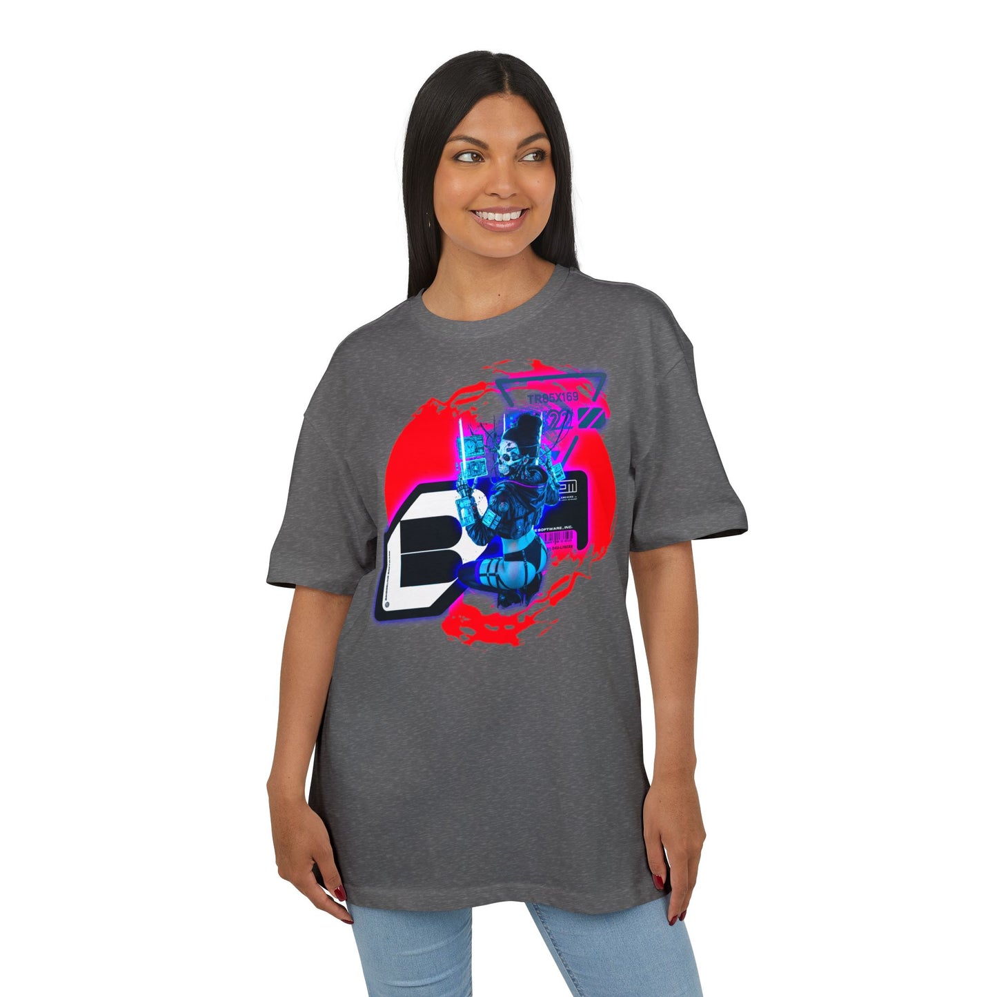 Vibrant Graphic Unisex Oversize Tee | Streetwear Style T-Shirt, Cool Casual Wear, Unique Gift, Festival Attire, Creative Design