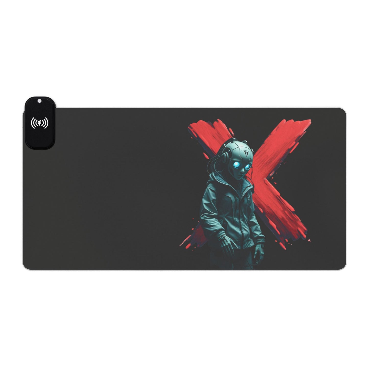 LED Gaming Mouse Pad with Wireless Charging | RGB Light Pad, Gamer Accessories, Desk Decor, Gaming Setup Gift, Tech Gifts