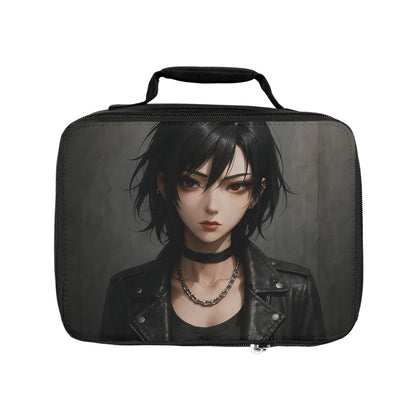 Gothic Lunch Bag for Stylish Meals, Alternative Lifestyle Carrying Case, Idyllic for School, Work, Picnics, and Events