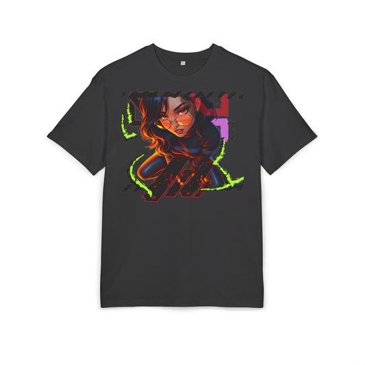 Edgy Graphic Unisex Heavy Oversize Tee - Street Style Fashion
