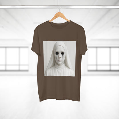 Spooky Art Tee, Unisex Graphic T-shirt, Halloween Costume, Horror Aesthetic Shirt, Creepy Vintage Look Top