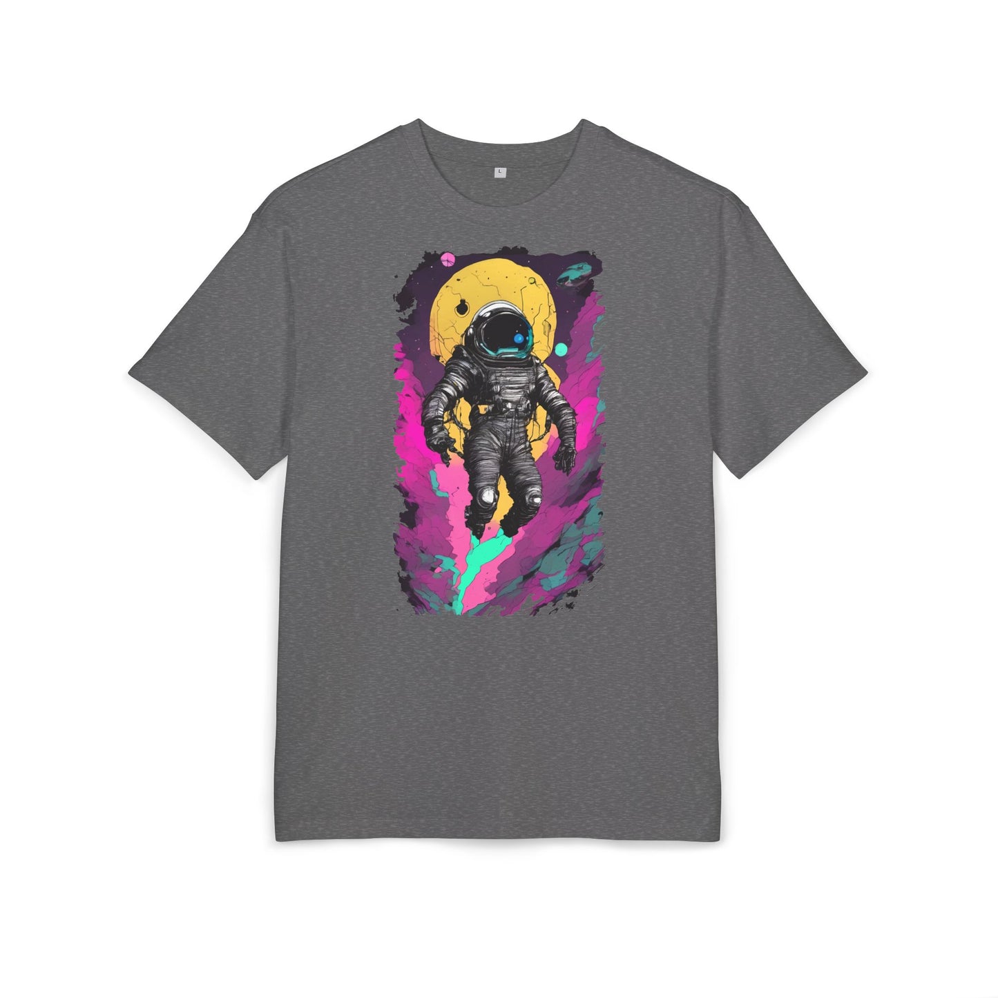 Cosmic Astronaut Tee, Unisex Oversize Tee, Space Graphic Shirt, Retro Astronaut T-Shirt, Gift for Space Lovers, Unique Graphic Tee