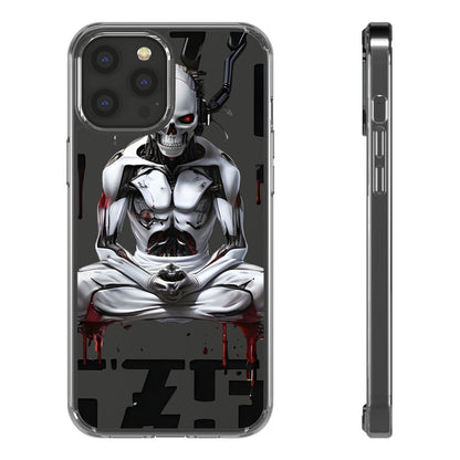 Clear Phone Cases with Cyber Design