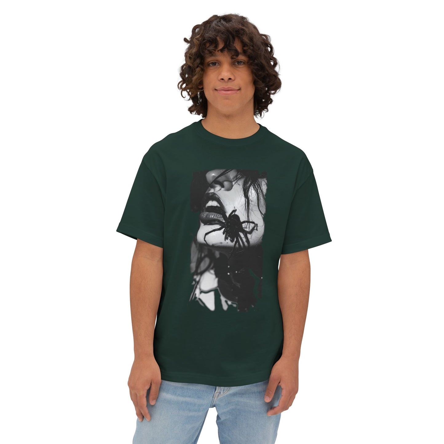 Edgy Art Graphic Tee, Unisex Oversized Shirt, Alternative Fashion, Streetwear Style, Gift for Art Lovers
