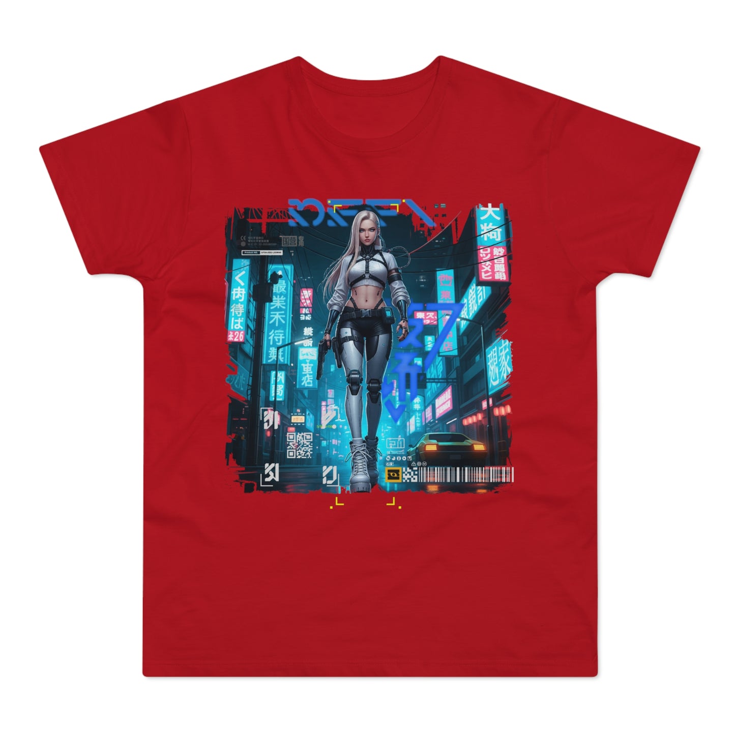 Urban Cyberpunk Unisex T-Shirt, Graphic Tee, Streetwear, Casual Outfit, Festival Wear, Gift for Tech Lovers