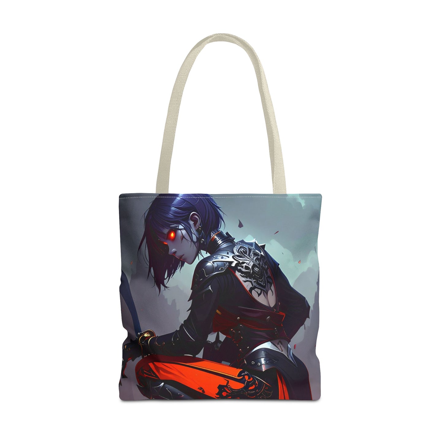 Edgy Graphic Tote Bag, Stylish Tote for Everyday Use, Unique Shopper Bag, Gift for Anime Lovers, Art-Inspired Eco-Friendly Tote