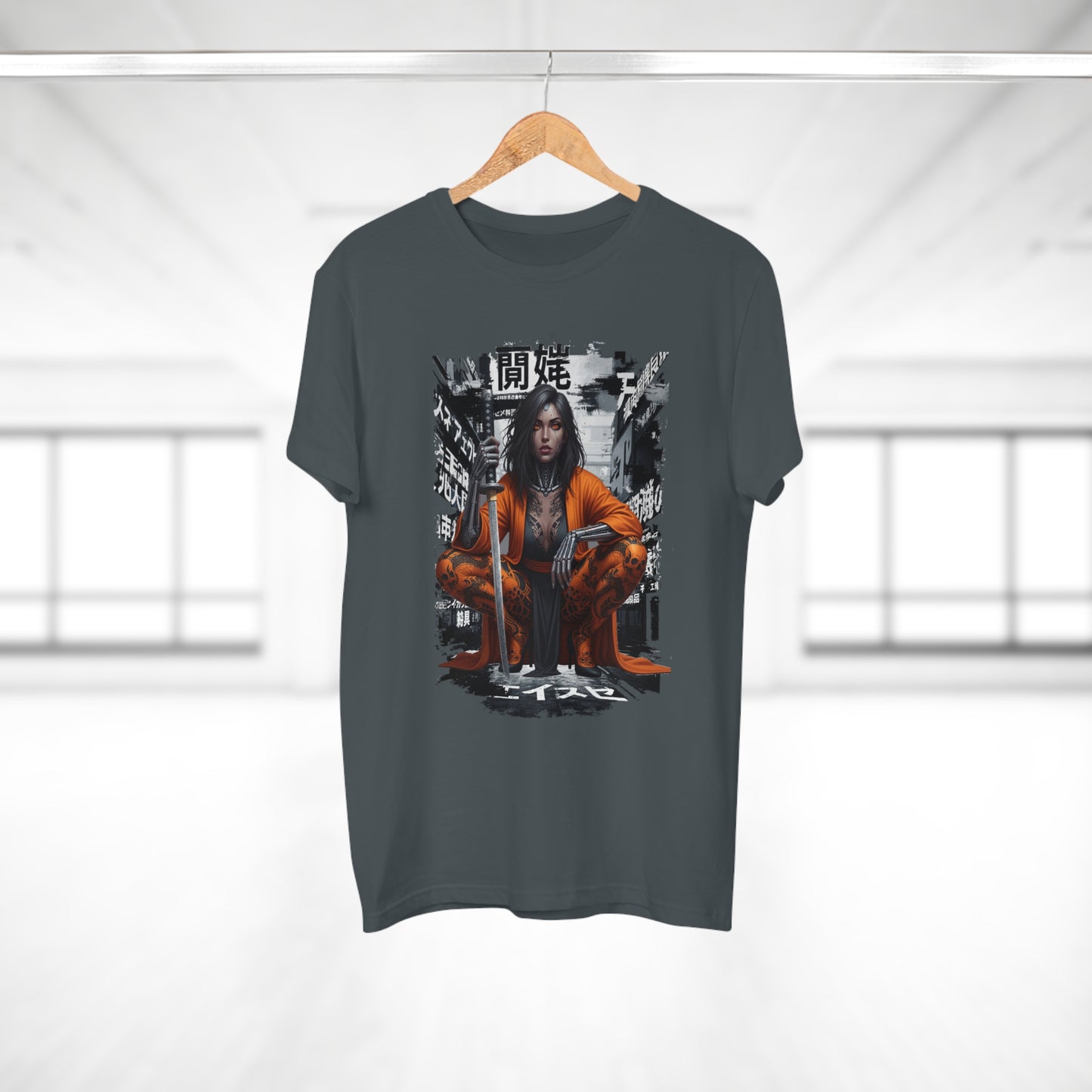 Urban Samurai Unisex T-shirt, Graphic Tee for Anime Fans, Streetwear Fashion, Unique Gift for Birthdays, Casual Wear