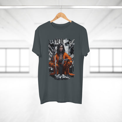 Urban Samurai Unisex T-shirt, Graphic Tee for Anime Fans, Streetwear Fashion, Unique Gift for Birthdays, Casual Wear
