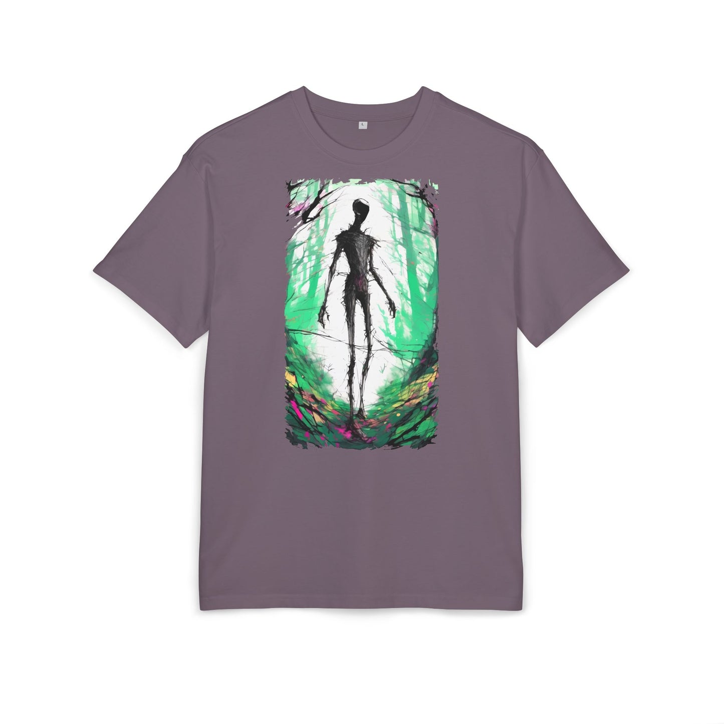 Mystical Forest Oversize Tee, Unisex Heavy Tee, Witchy Fashion, Boho Graphic Shirt, Alternative Style Tee