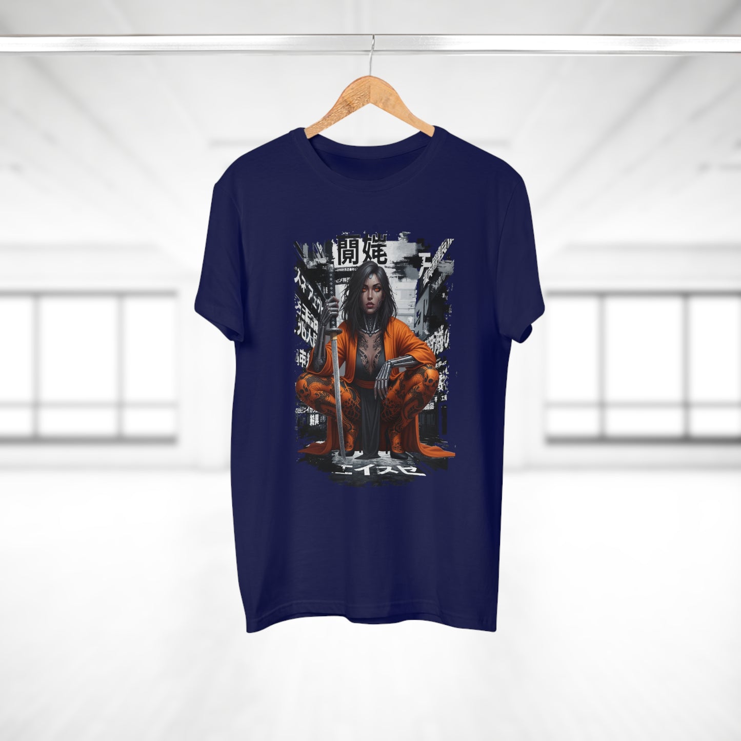 Urban Samurai Unisex T-shirt, Graphic Tee for Anime Fans, Streetwear Fashion, Unique Gift for Birthdays, Casual Wear
