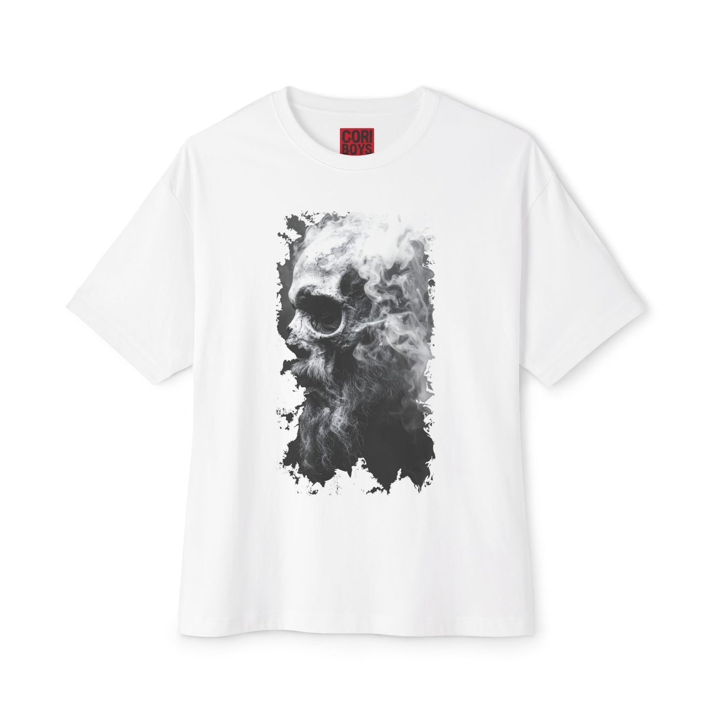 Edgy Oversized Graphic Tee | Casual Streetwear, Unisex T-Shirt, Skull Design, Gifts for Him/Her, Everyday Wear