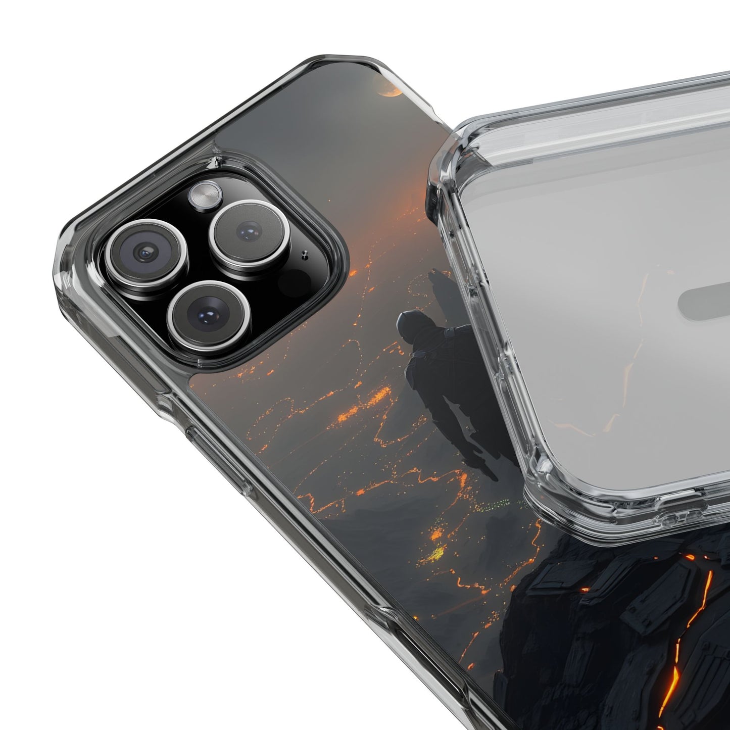 Magnetic Clear Impact Phone Cases, Adventure Phone Cover, Gamer Gift, Customizable Phone Shell, Trendy Tech Accessory