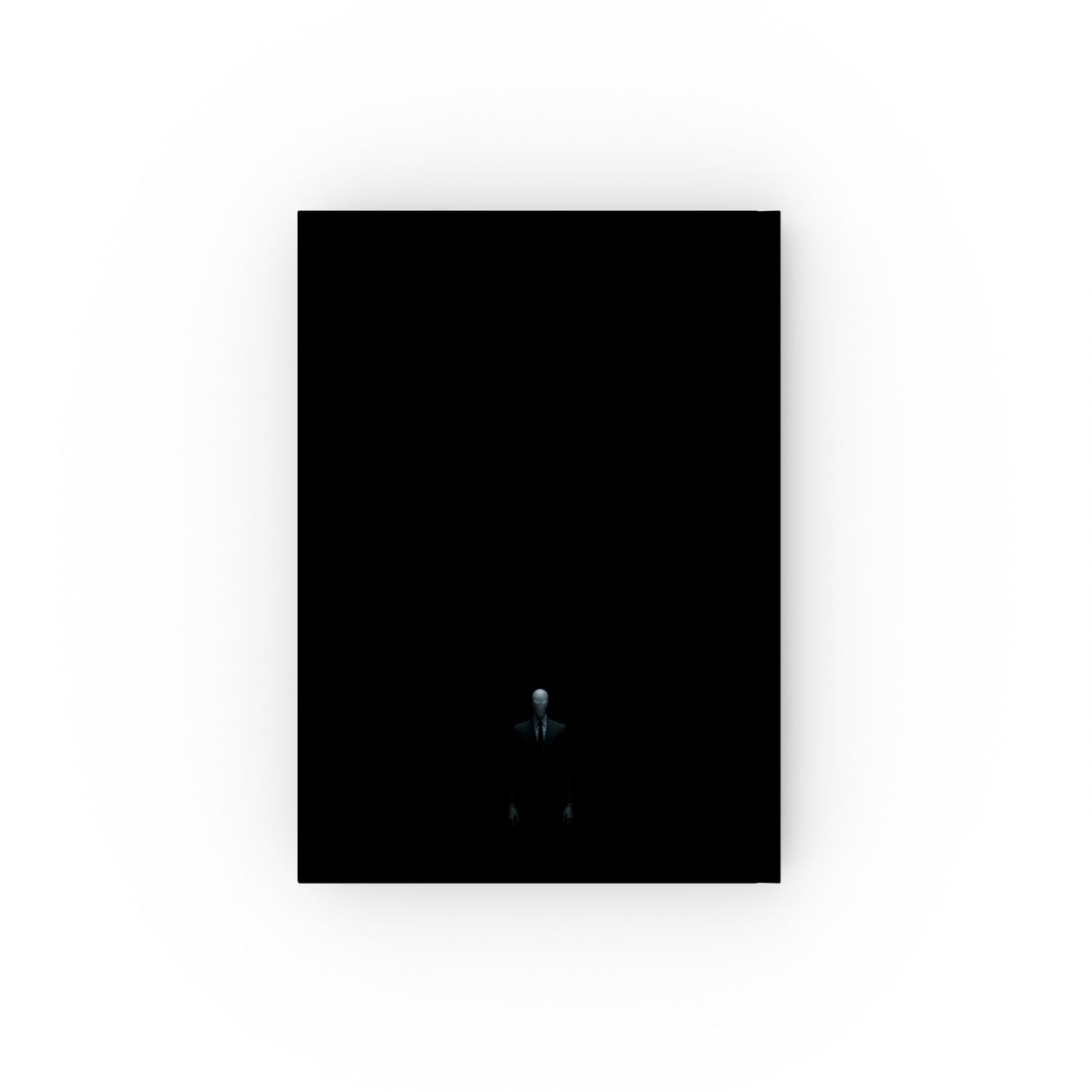 Dark Aesthetic Hard Backed Journal - Slender Man Design, Perfect for Writing, Journaling, Gifts, Haunted Themes, Spooky Decor