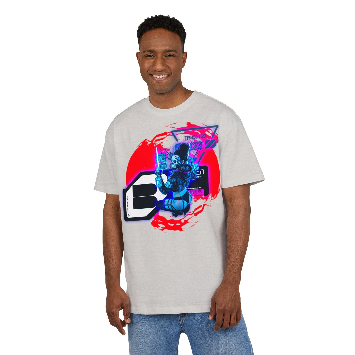 Vibrant Graphic Unisex Oversize Tee | Streetwear Style T-Shirt, Cool Casual Wear, Unique Gift, Festival Attire, Creative Design