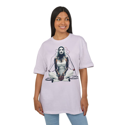 Artistic Unisex Oversize Tee - Unique Graphic Design for Creative Spirits