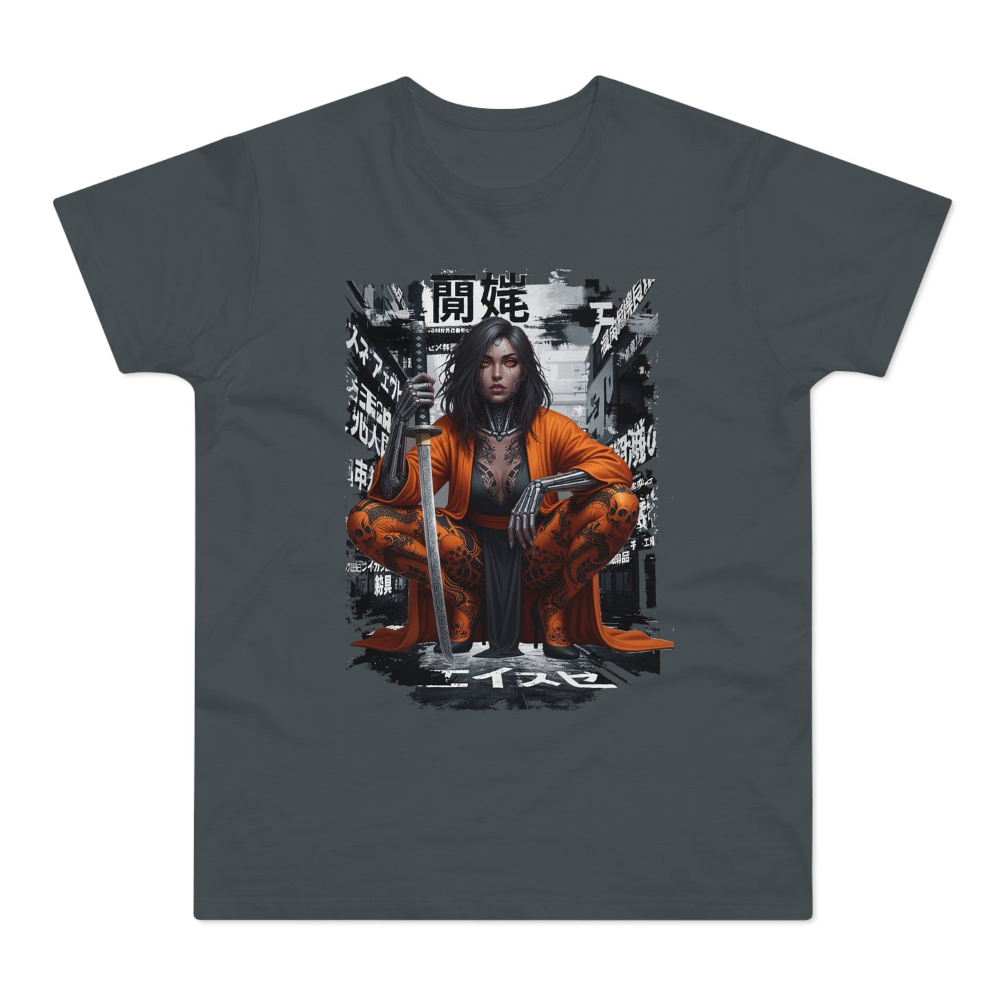 Urban Samurai Unisex T-shirt, Graphic Tee for Anime Fans, Streetwear Fashion, Unique Gift for Birthdays, Casual Wear