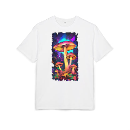 Psychedelic Mushroom Oversize Tee, Unisex Graphic Tee, Casual Summer Shirt, Gift for Nature Lovers, Festival Fashion