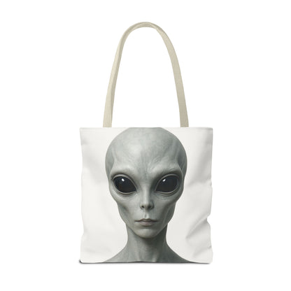Alien Tote Bag | Intergalactic Style, Eco-Friendly Reusable Bag, Quirky Gift, Space Enthusiast Accessory, Unique Shopping Tote