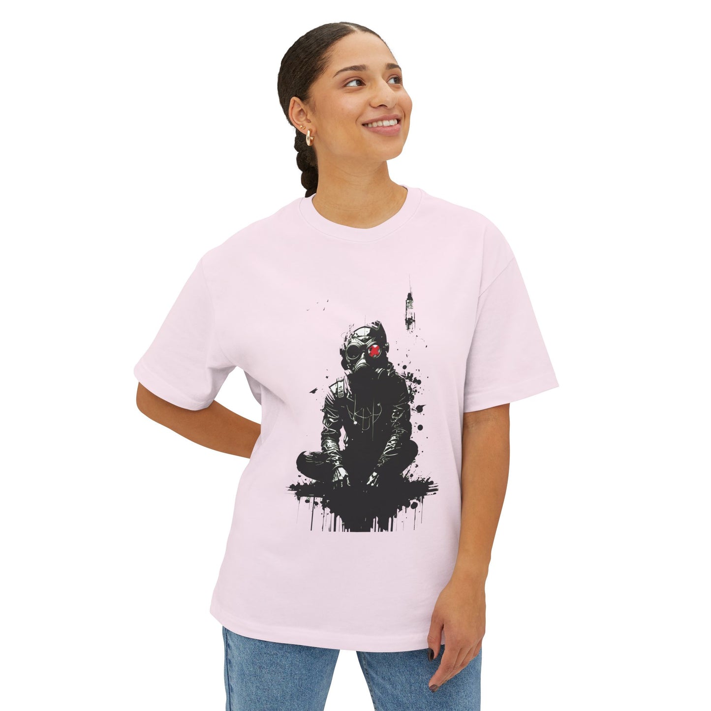 Street Art Graphic Tee for Casual Vibes, Unisex Oversized Boxy Tee, Cool Streetwear Top, Gift for Art Lovers, Perfect for Festivals, [...]