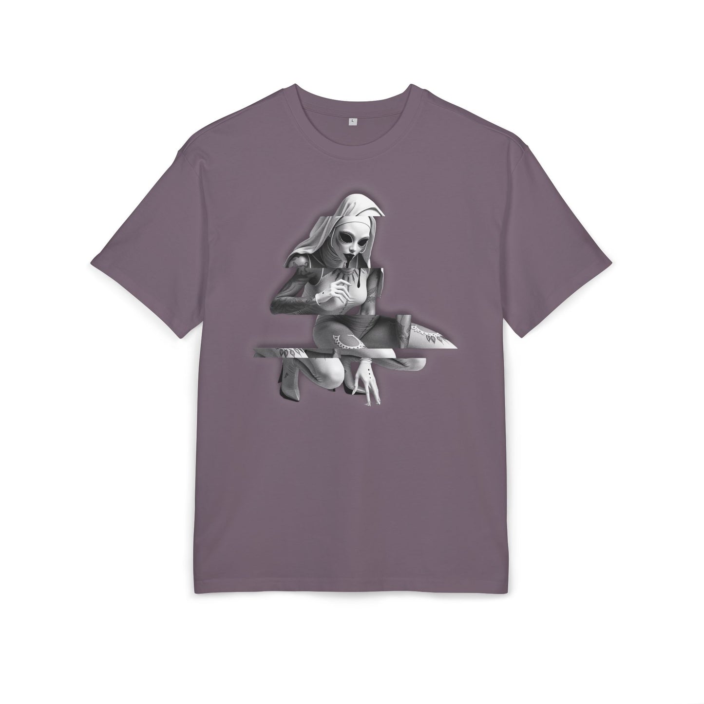 Unisex Heavy Oversize Tee with Horror Design