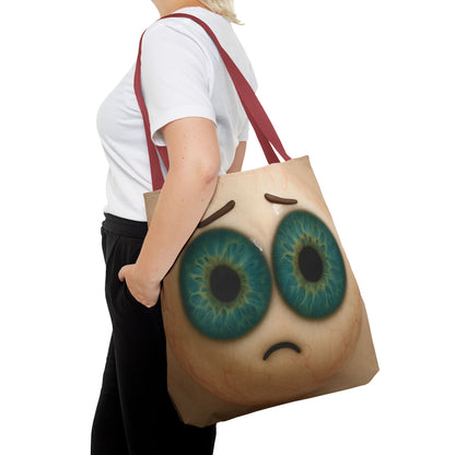 Whimsical Eyes Tote Bag - Quirky Art for Everyday Use, Eco-Friendly Shopping, Gift Idea, Statement Purse, Halloween Accessory