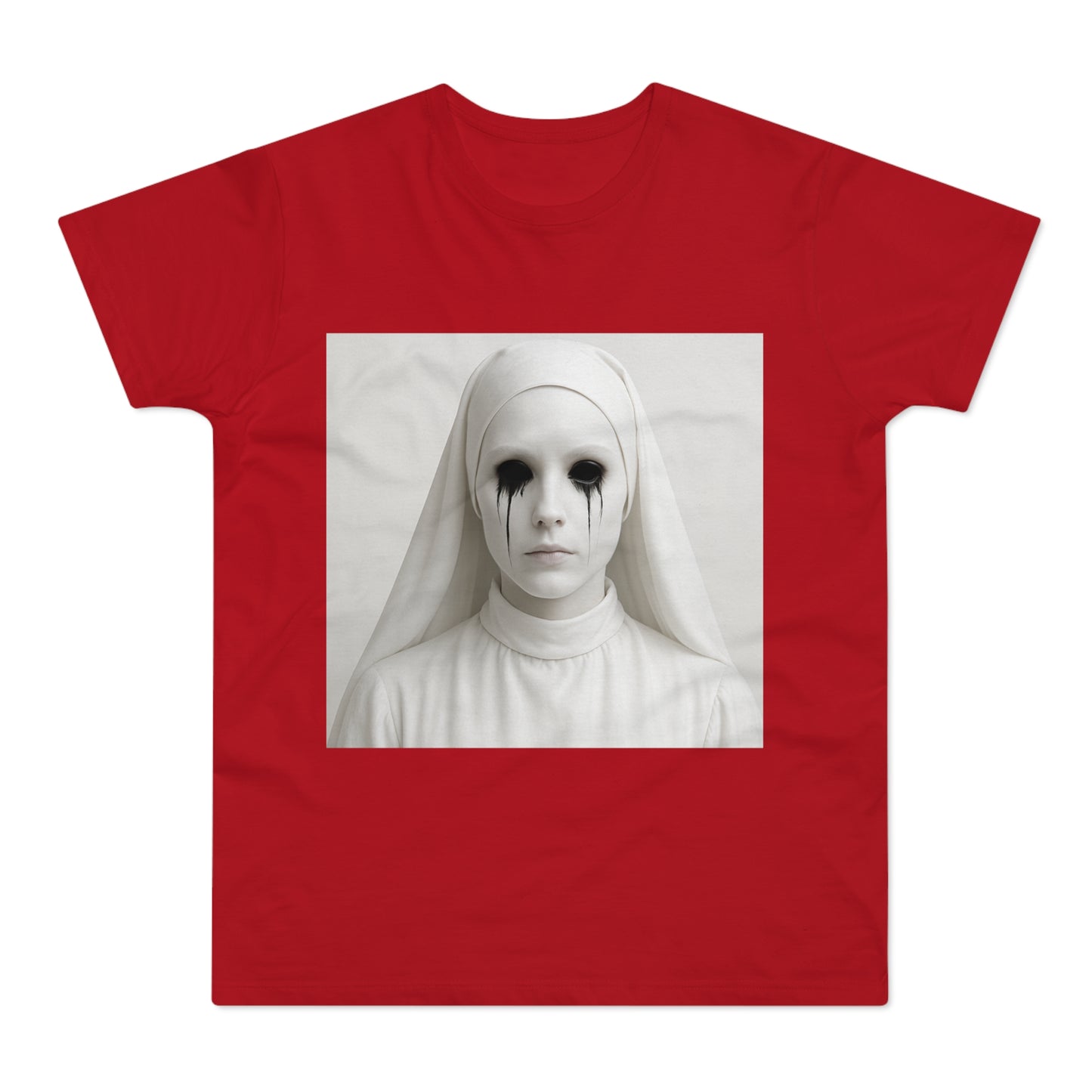 Spooky Art Tee, Unisex Graphic T-shirt, Halloween Costume, Horror Aesthetic Shirt, Creepy Vintage Look Top