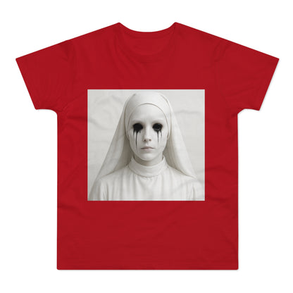 Spooky Art Tee, Unisex Graphic T-shirt, Halloween Costume, Horror Aesthetic Shirt, Creepy Vintage Look Top