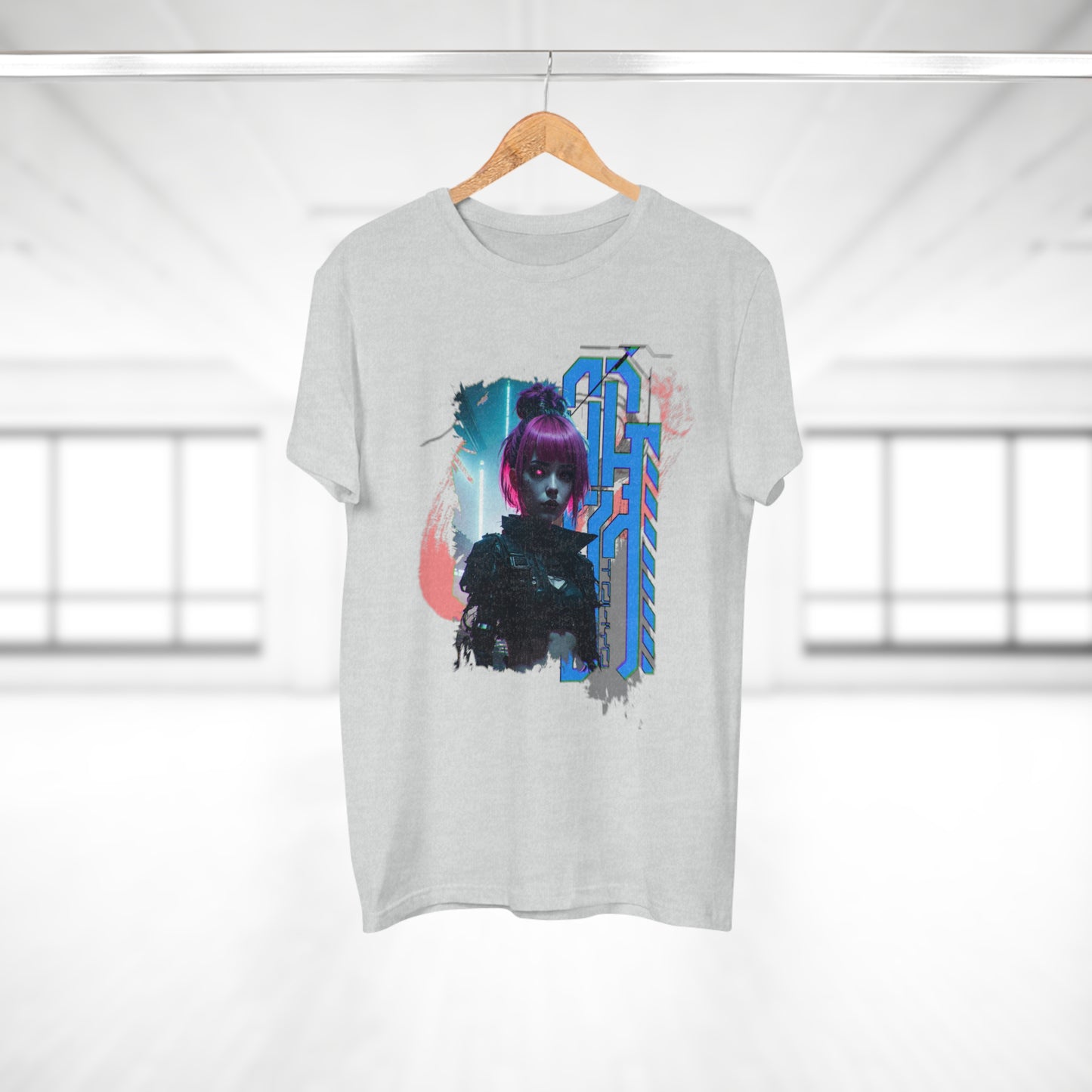 Cyberpunk Art Unisex T-Shirt, Streetwear Tee, Graphic Shirt, Gift for Him, Festival Apparel, Tech-Inspired Fashion