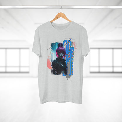 Cyberpunk Art Unisex T-Shirt, Streetwear Tee, Graphic Shirt, Gift for Him, Festival Apparel, Tech-Inspired Fashion