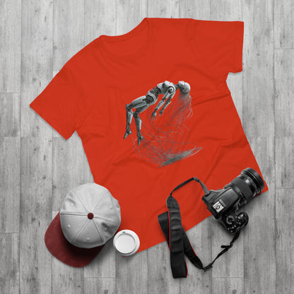 Futuristic Graphic Tee, Cool Unisex T-Shirt for Tech Enthusiasts, Gift for Birthdays, Casual Wear, Unique Art Shirt