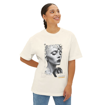 Chic Graphic Tee, Unisex Streetwear, Trendy Oversized Shirt, Modern Art T-Shirt, Casual Wear for Everyday Style