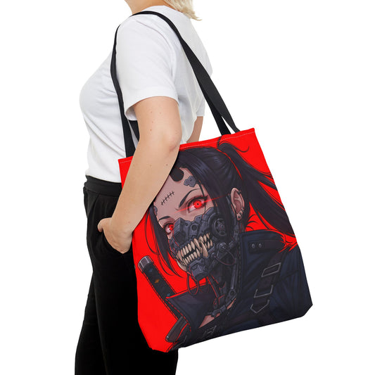 Gothic Anime Tote Bag, Stylish Tote for Anime Lovers, Unique Gift for Cosplay, Travel Bag, Statement Accessory